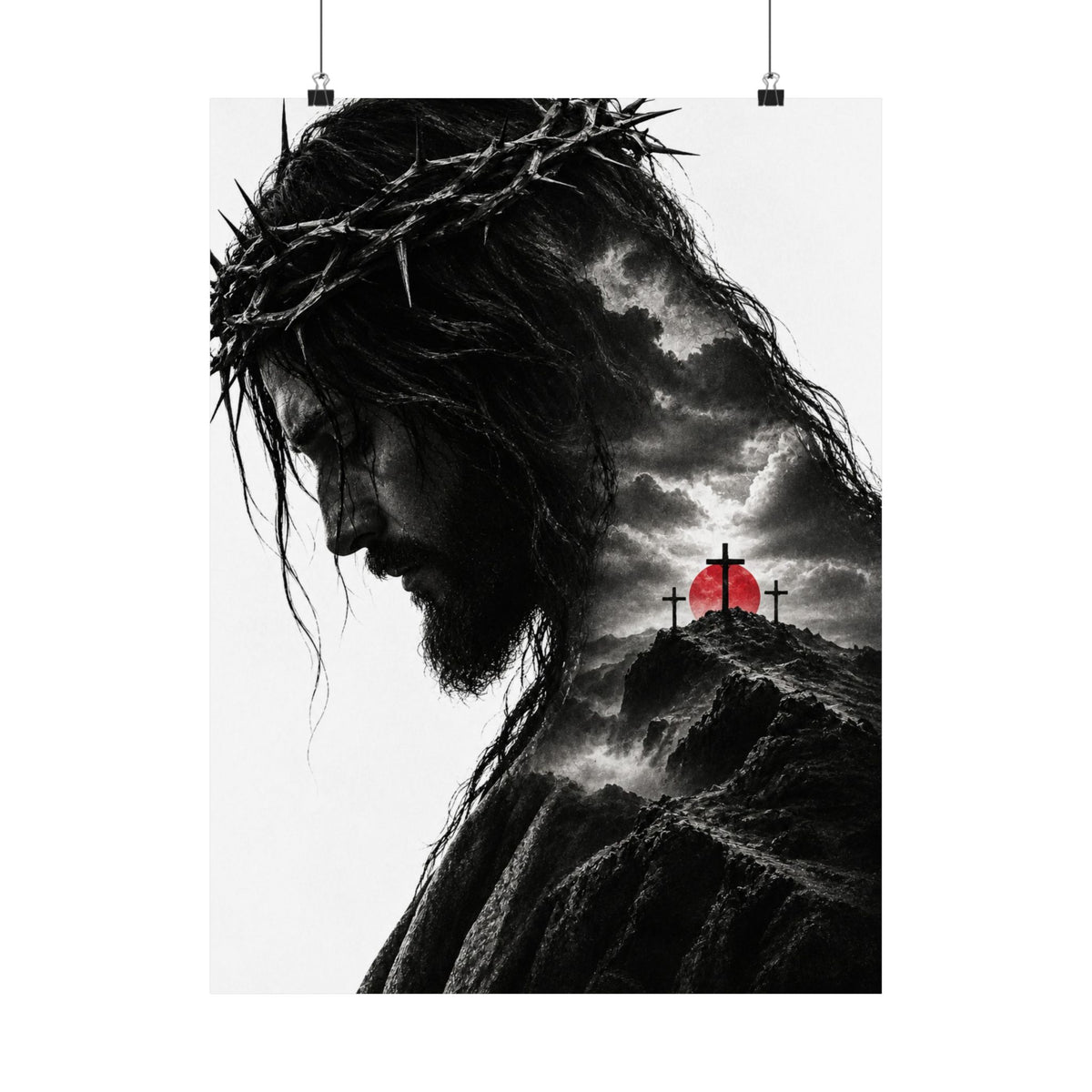 Three Crosses - Christian Wall Art | Matte Poster
