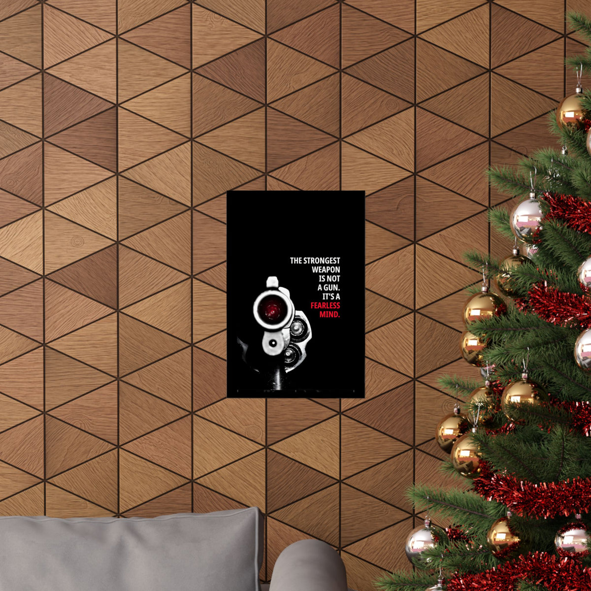 A Fearless Mind - Mindset Wall Art | Matte Poster