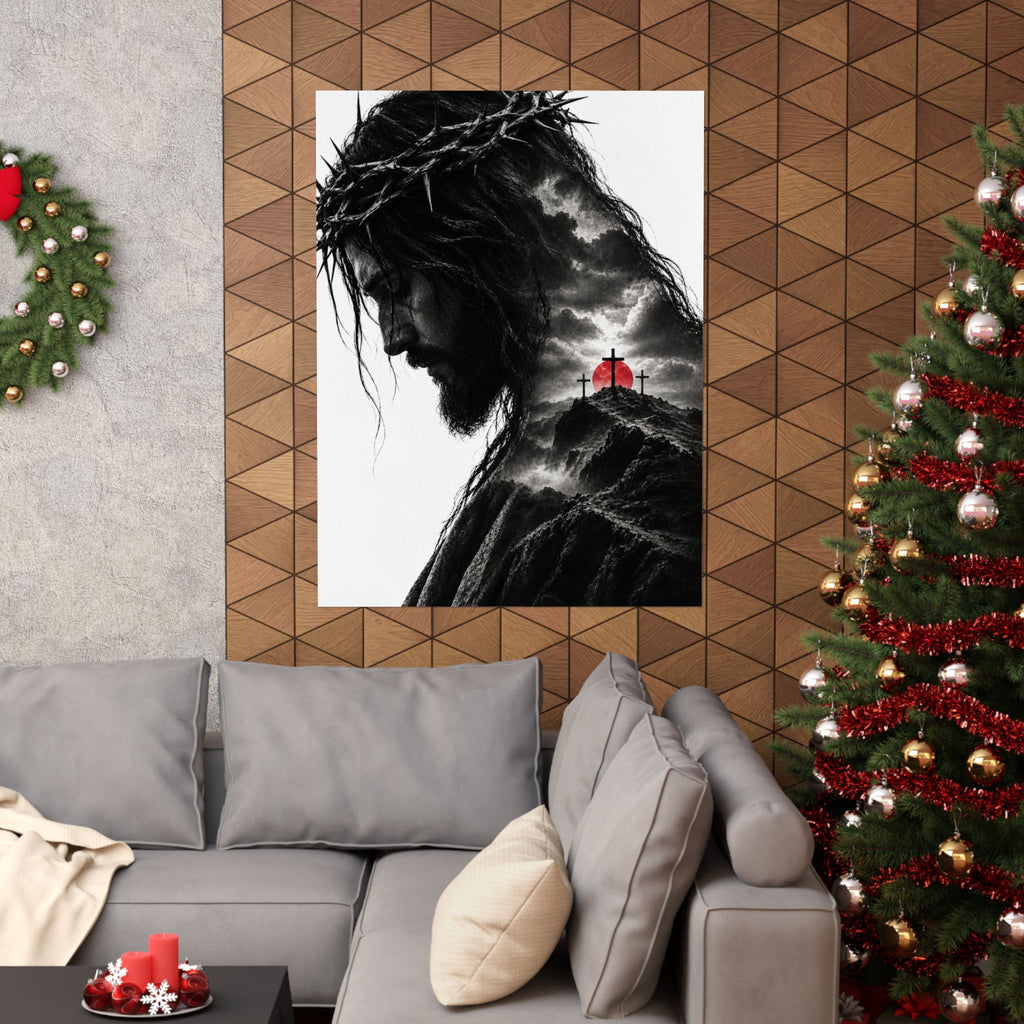 Three Crosses - Christian Wall Art | Matte Poster