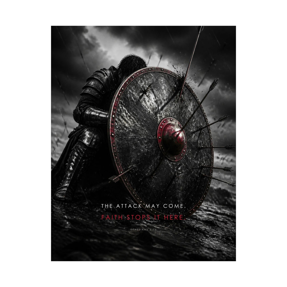 Shield of Faith - Armor of God Wall Art | Matte Poster