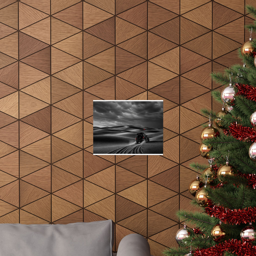 Go Beyond the Road - Minimalist Bedroom Wall Art | Matte Poster (Landscape)