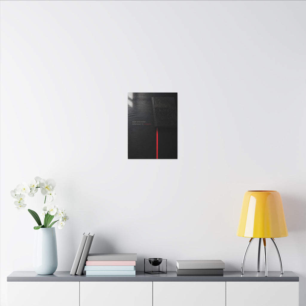 Keep Your Word - Quote Wall Art | Canvas