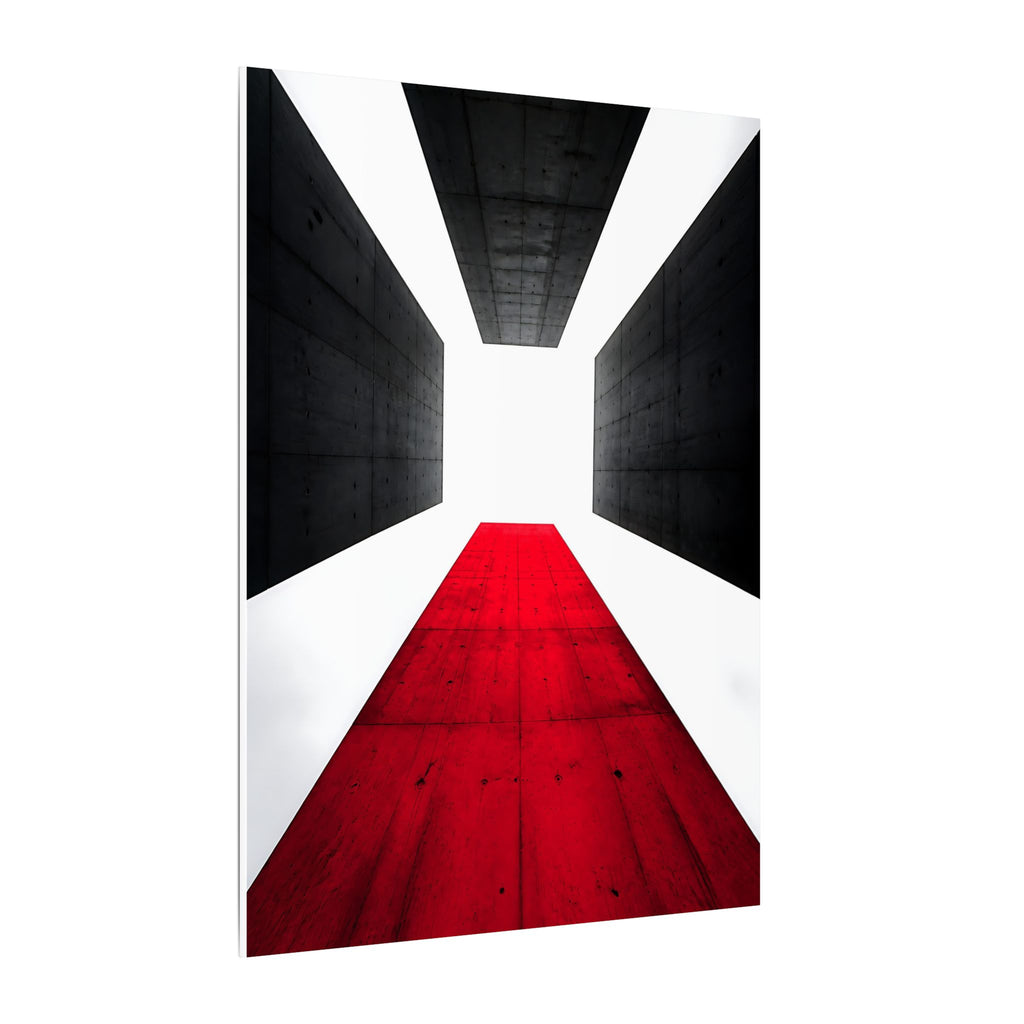 The Red Facade - Red Wall Decor | Canvas