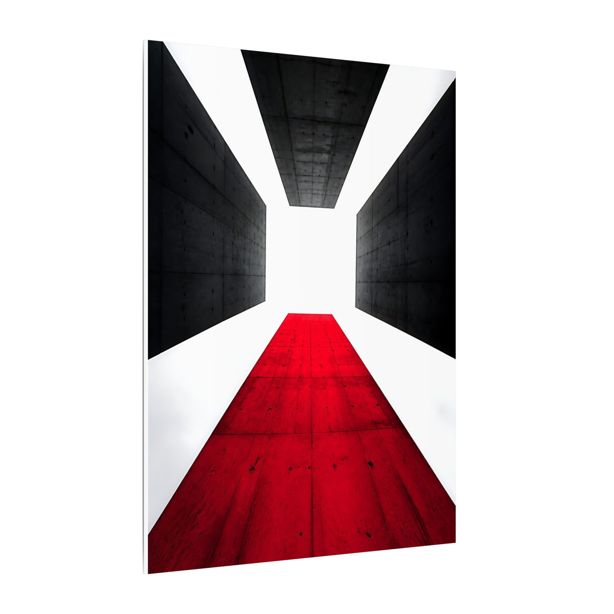 The Red Facade - Red Wall Decor | Canvas