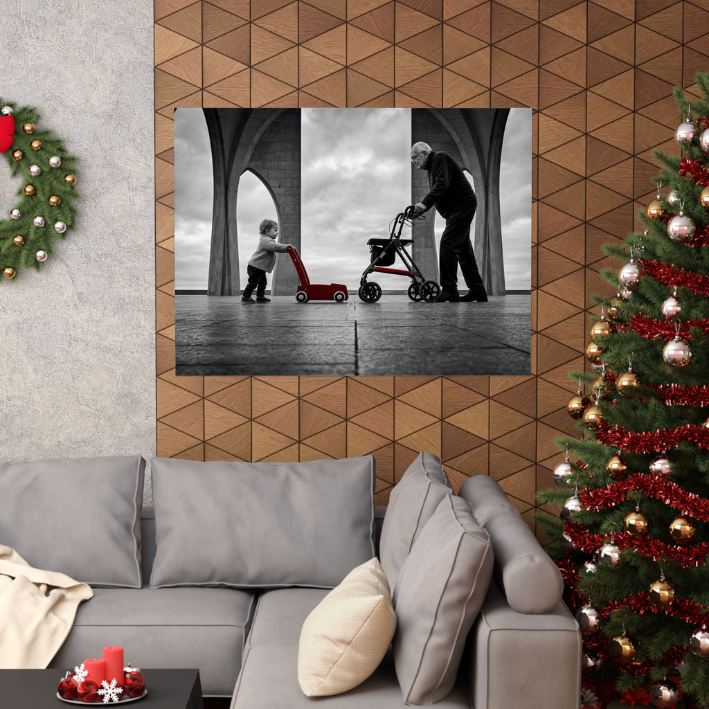 Between the Arches - Bedroom Wall Art | Matte Poster (Landscape)