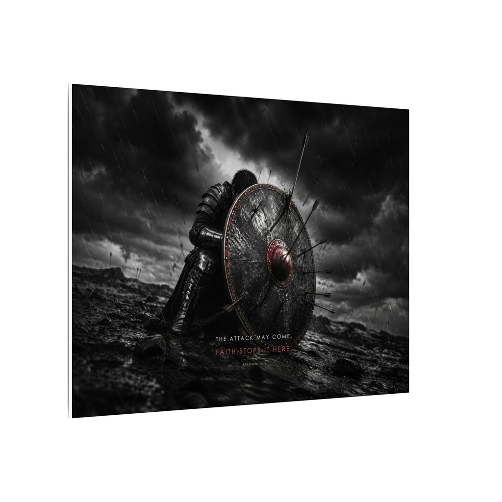 Shield of Faith - Armor of God Wall Art | Canvas (Landscape)