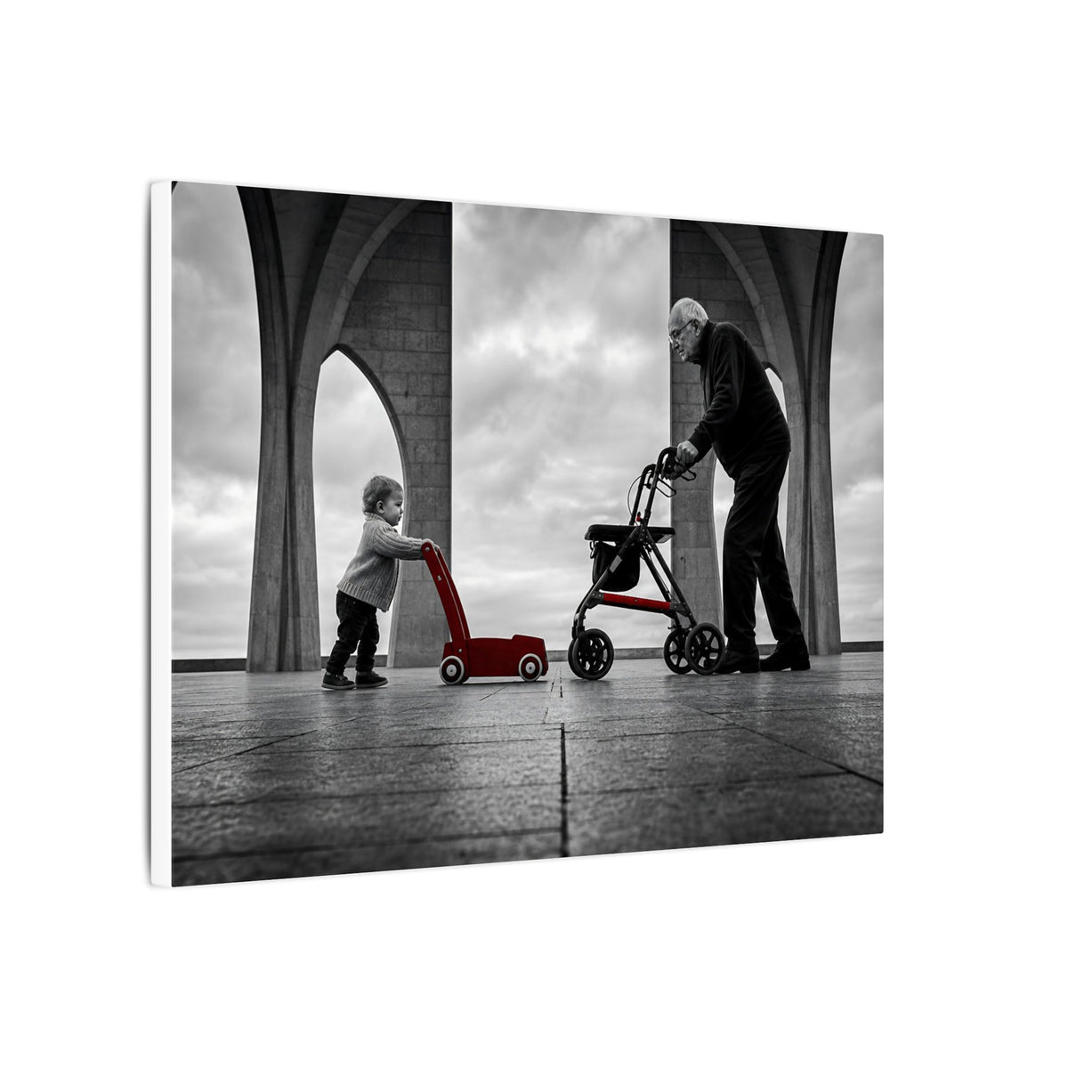 Between the Arches - Bedroom Wall Art | Canvas (Landscape)