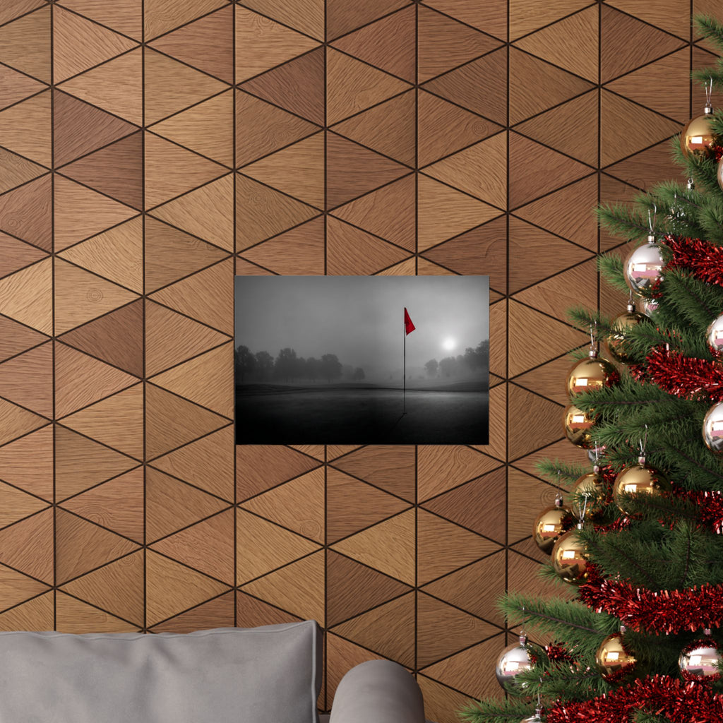 Flag on the Green - Wall Art For Executive Offices | Matte Poster (Landscape)
