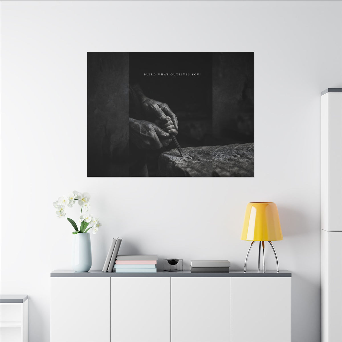 Build What Outlives You - Motivational Posters | Canvas (Landscape)