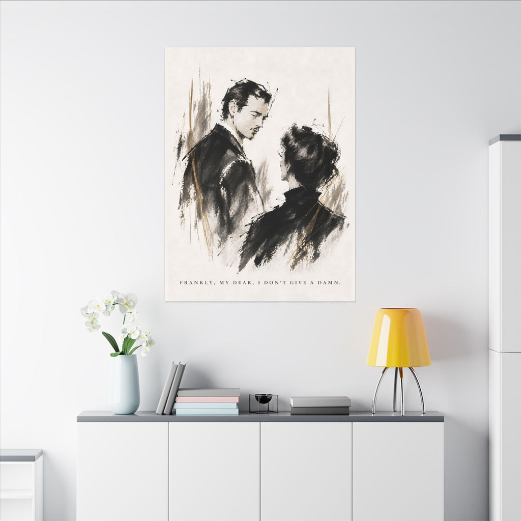Frankly My Dear - Romantic Noir Wall Art | Canvas
