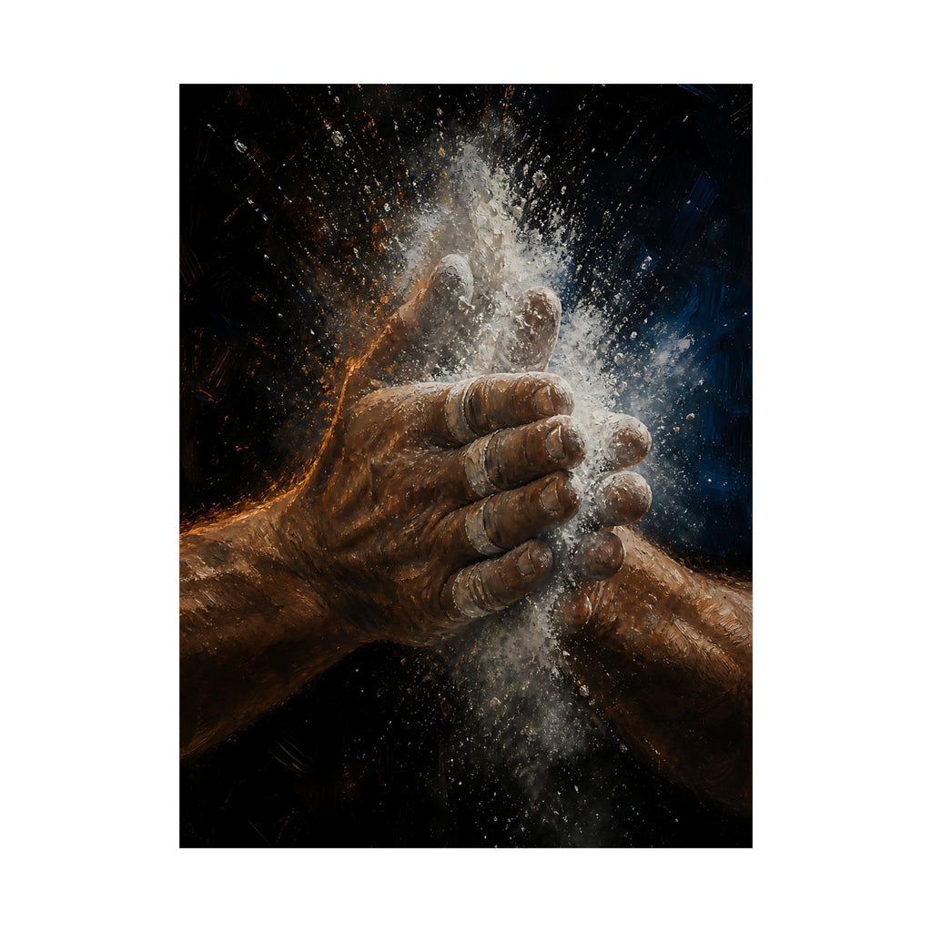 Chalk - Gym Wall Art | Matte Poster