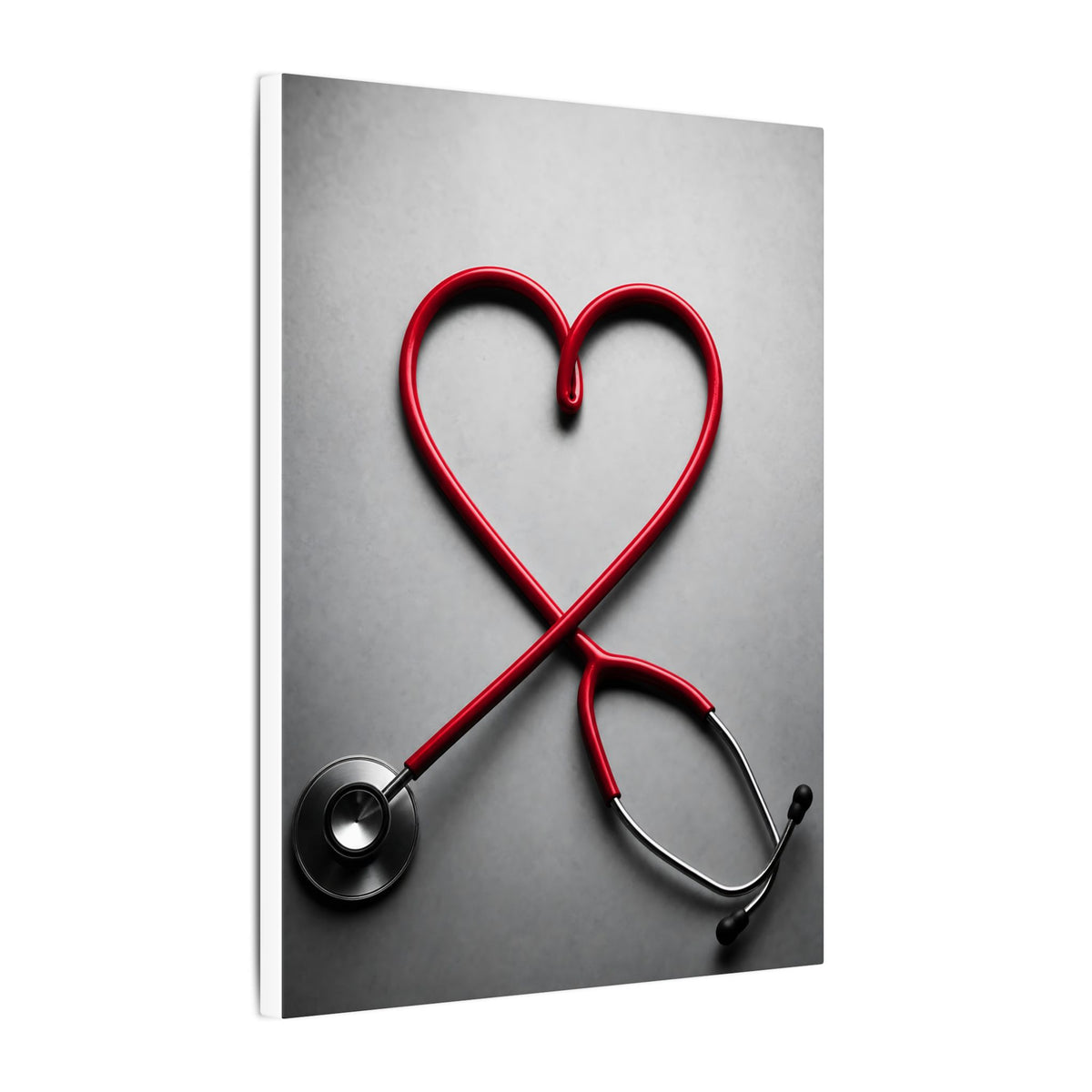 The Stethoscope Heart - Doctor's Office Wall Art | Canvas