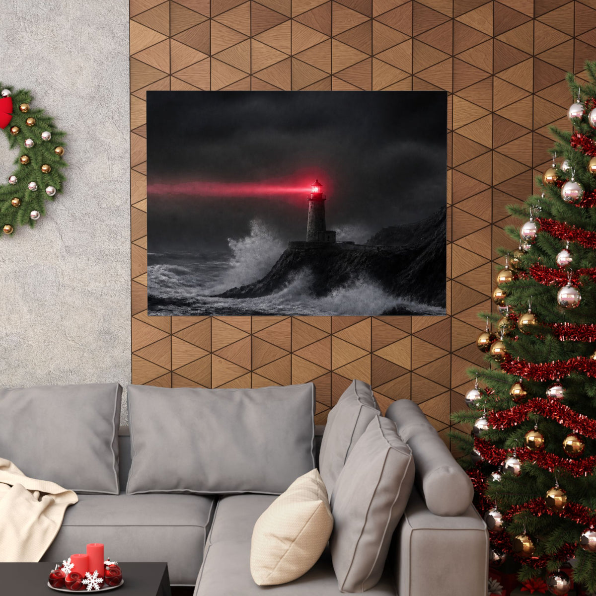 The Light Holds - Bedroom Canvas Art | Matte Poster (Landscape)