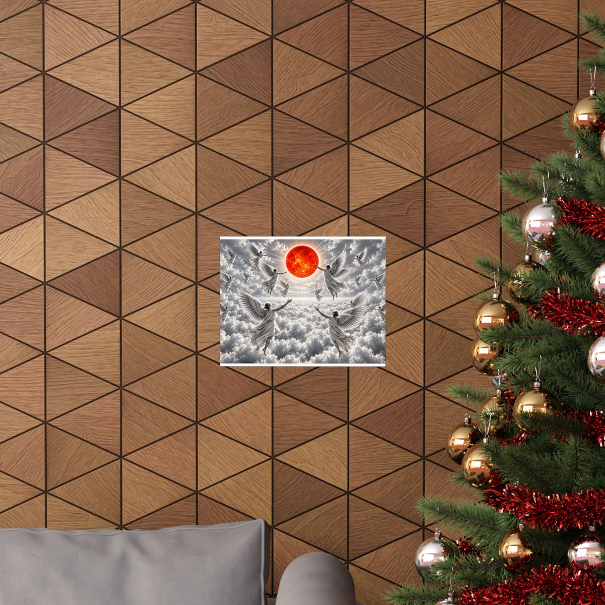 Angels - Christian Wall Art | Matte Poster (Landscape)