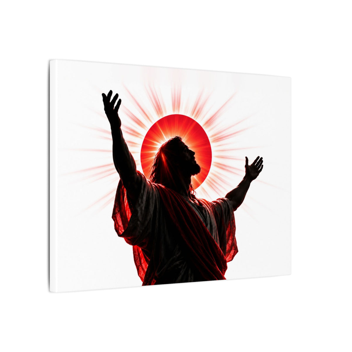 Red Sun Victory - Christian Wall Art | Canvas (Landscape)