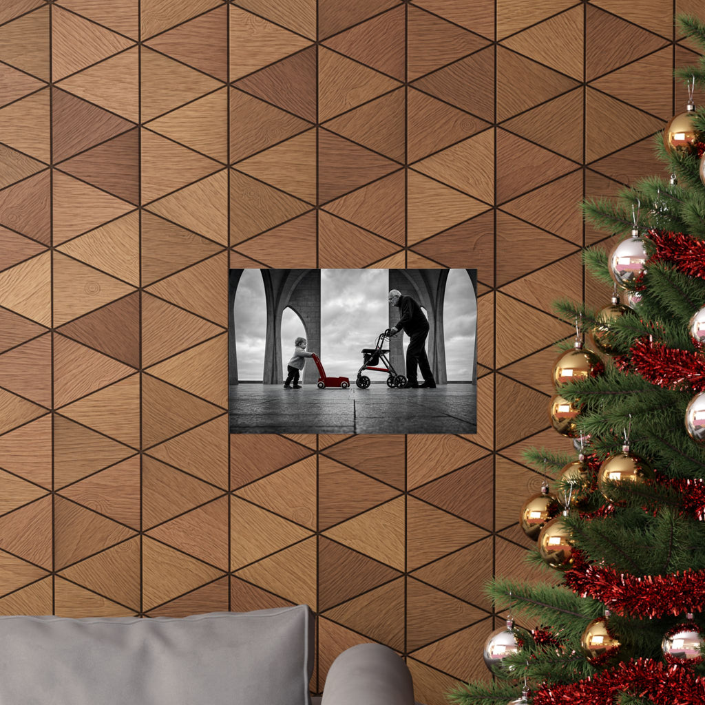 Between the Arches - Bedroom Wall Art | Matte Poster (Landscape)