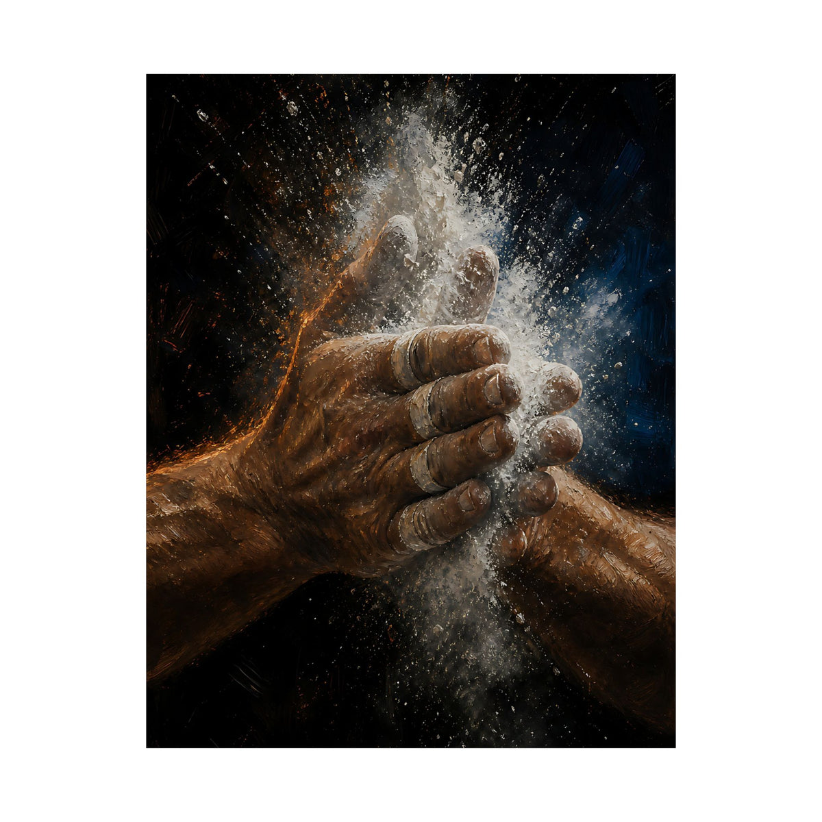 Chalk - Gym Wall Art | Matte Poster