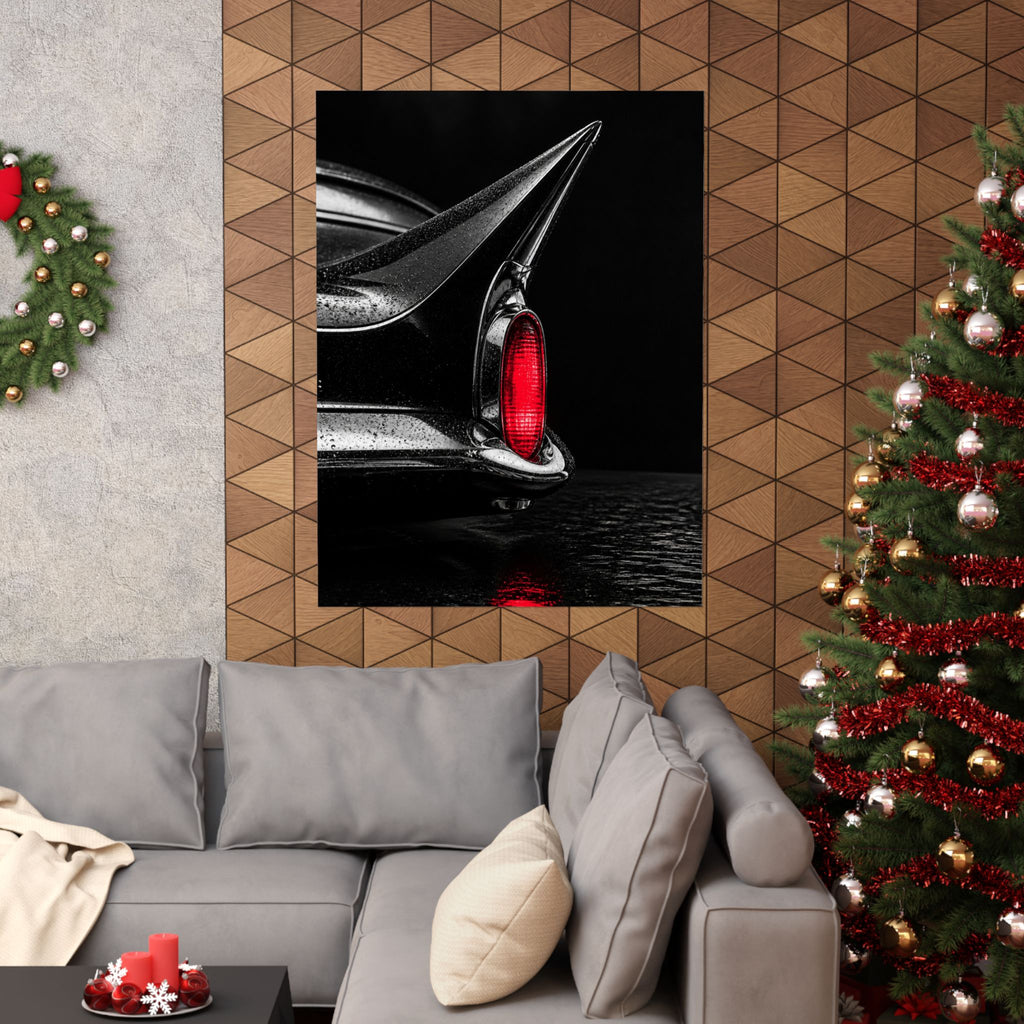 Ruby Tail - Classic Car Wall Art | Matte Poster