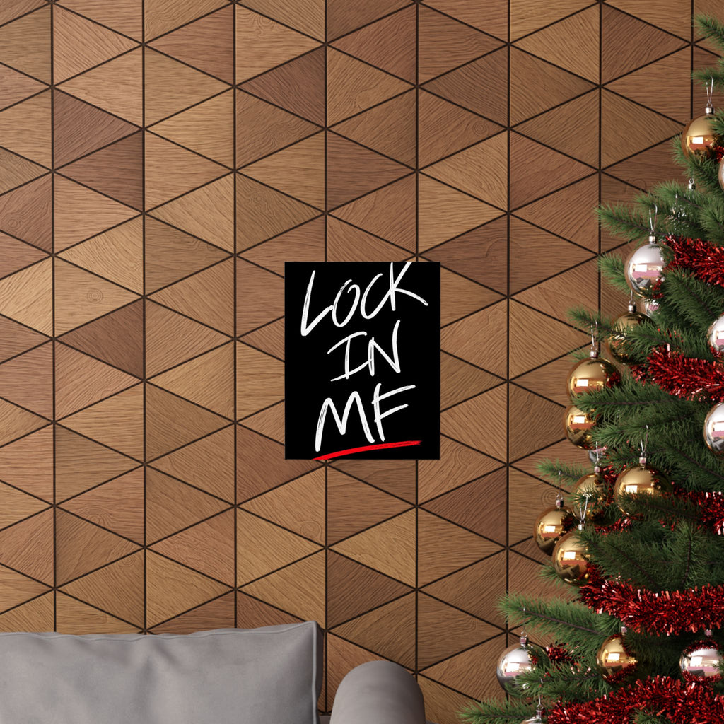 Lock In - Motivational Wall Art | Matte Poster