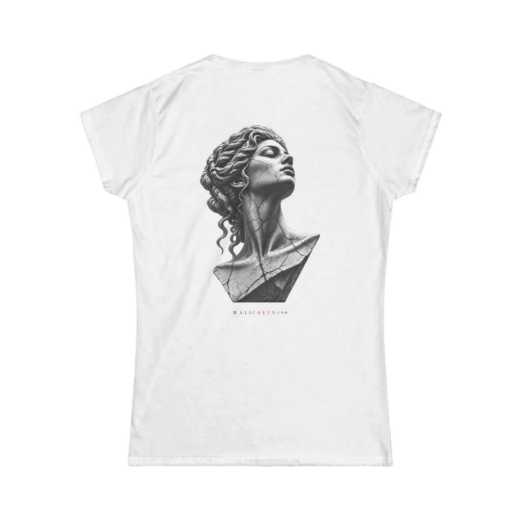 Cracked Marble | Women's Tee (Back Print)