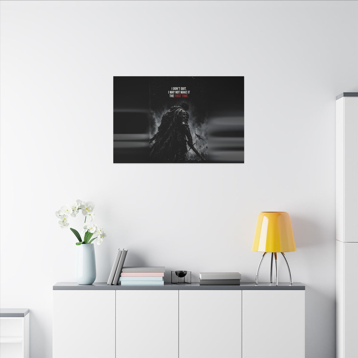 I Don't Quit - Motivational Wall Art | Canvas (Landscape)