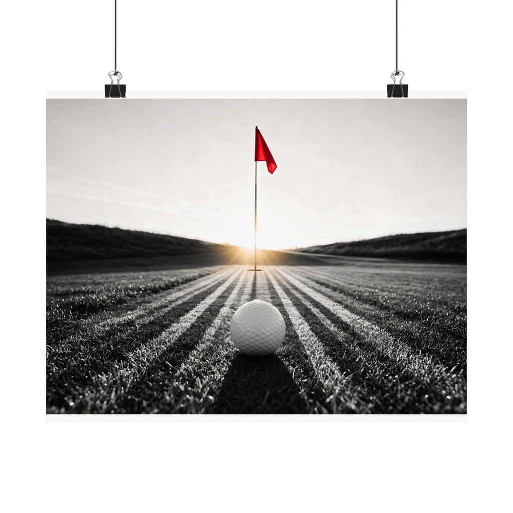 Dead Aim - Golf Wall Decor | Matte Poster (Landscape)