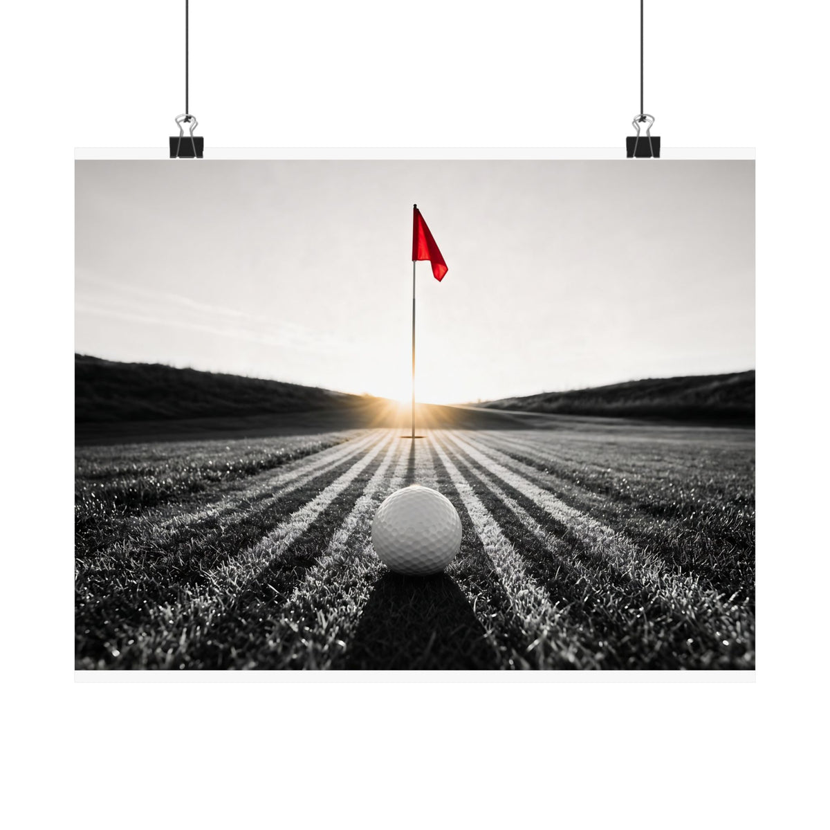 Dead Aim - Golf Wall Decor | Matte Poster (Landscape)