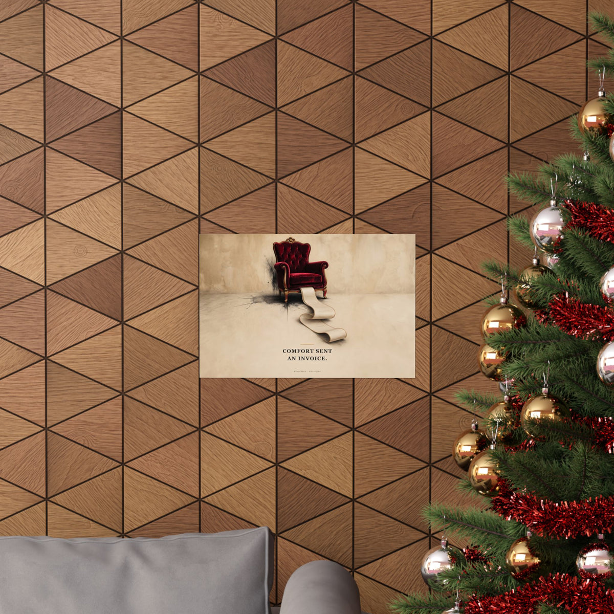 Comfort Sent an Invoice - Funny Wall Art | Matte Poster (Landscape)