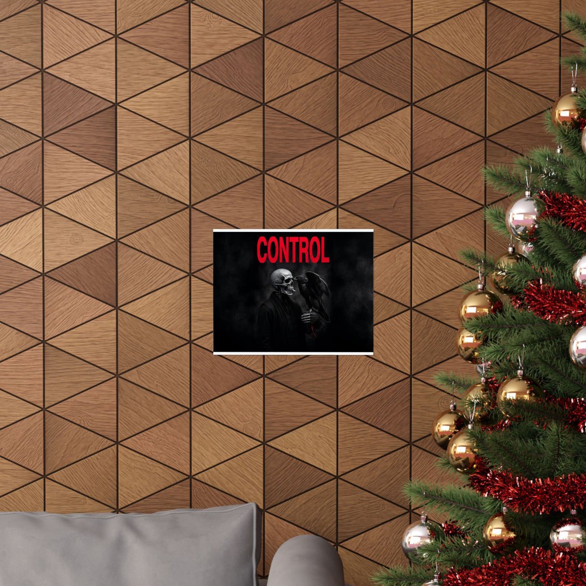 Control - Gothic Raven Artwork | Matte Poster (Landscape)