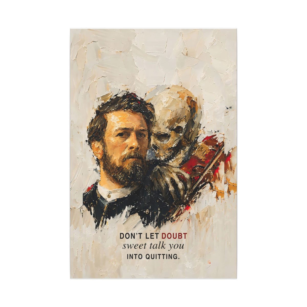 Don't Let Doubt - Motivational Wall Art | Canvas