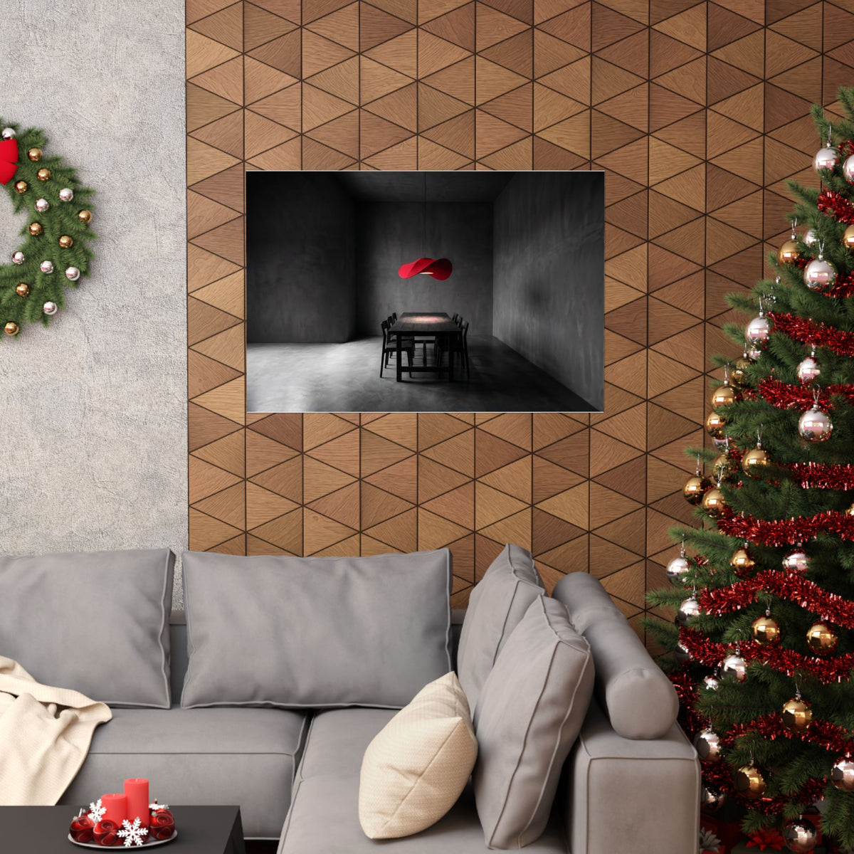The Light Over the Table - Dining Room Wall Art | Matte Poster (Landscape)