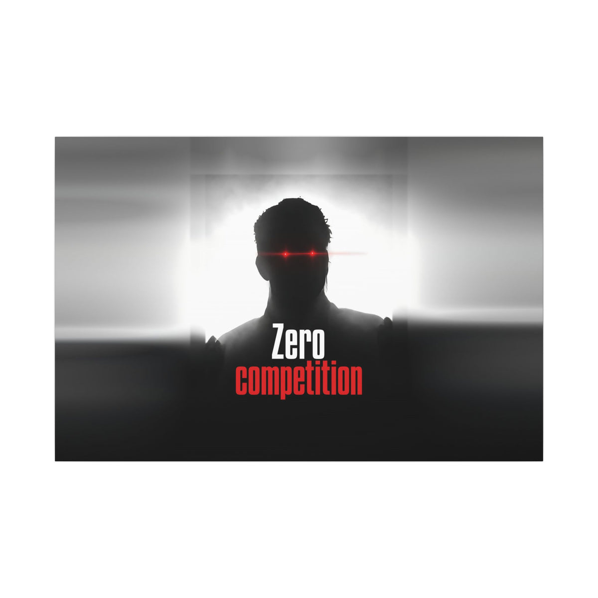 Zero Competition - Men's Office Wall Art | Canvas (Landscape)