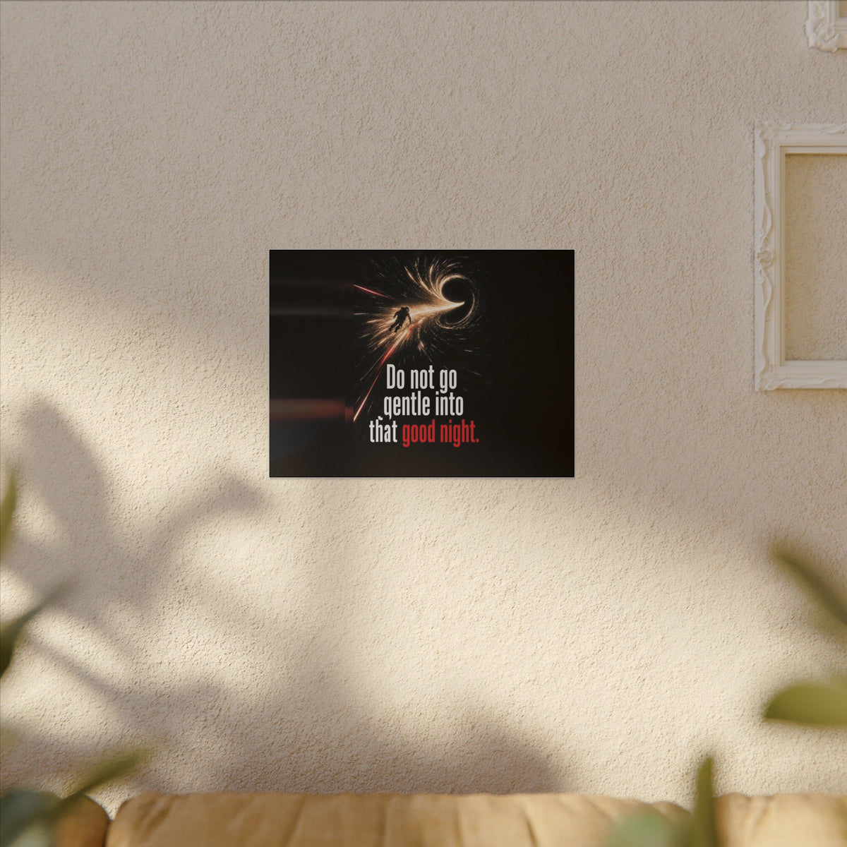 Do Not Go Gentle - Space Wall Art | Canvas (Landscape)