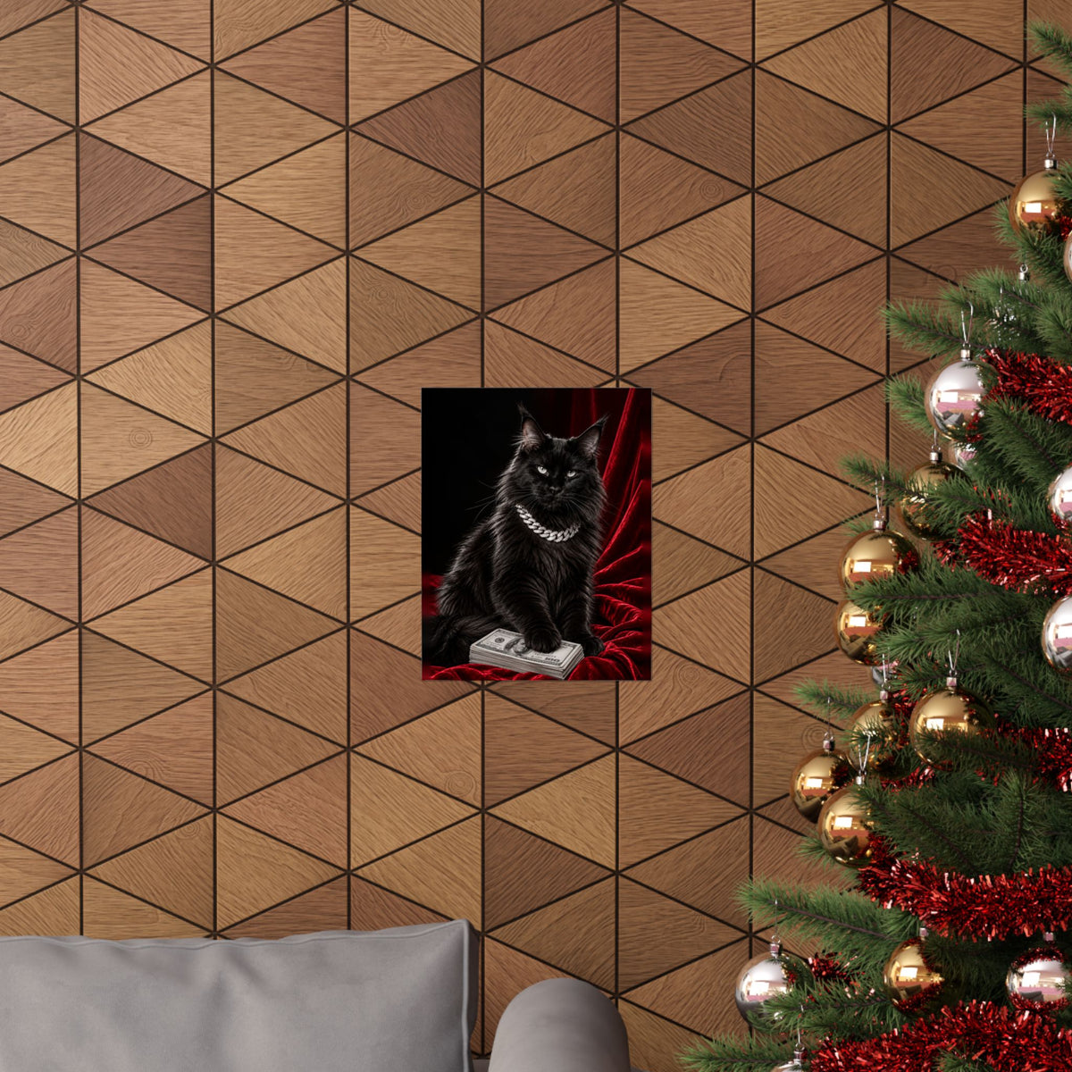 Cat Cash - Meme Wall Art | Matte Poster