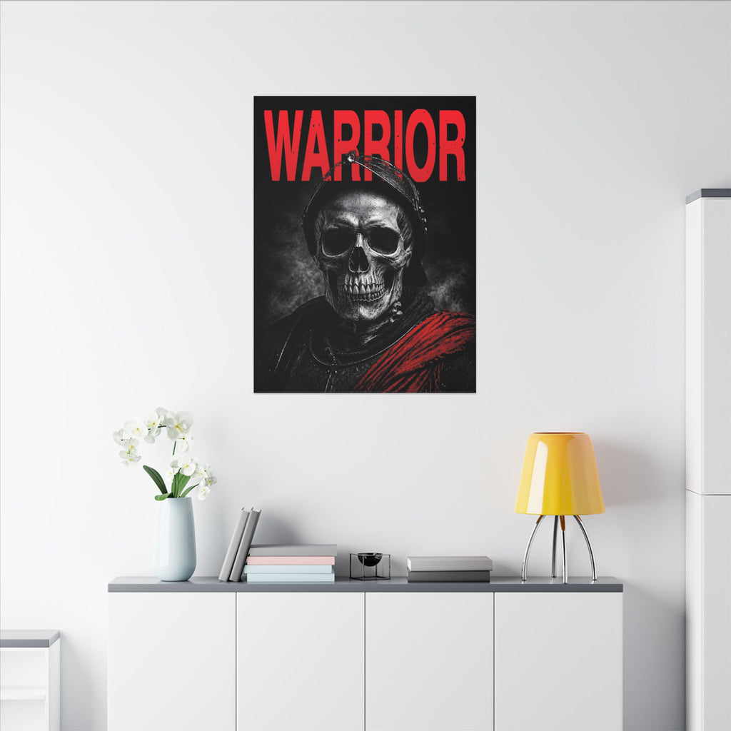 Warrior - Skull Painting | Canvas