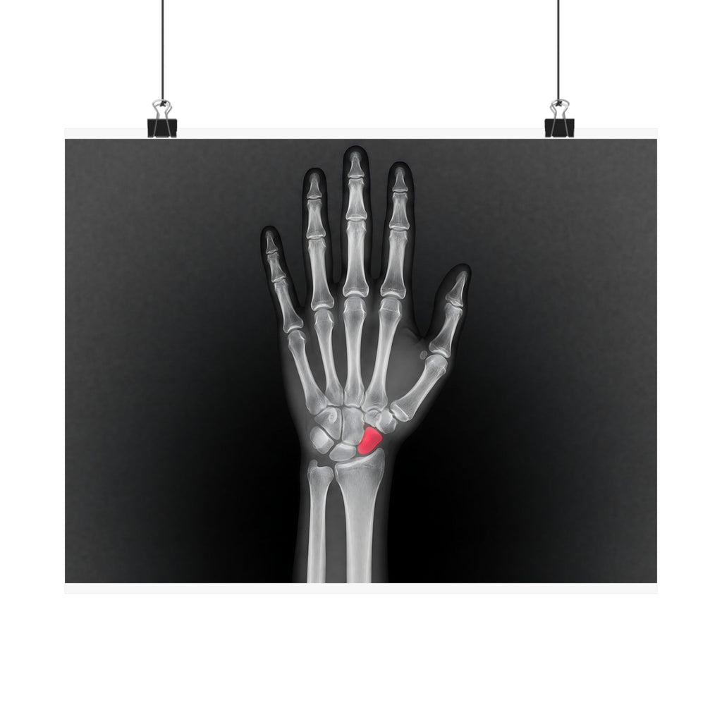 Carpal Study - Doctor's Office Wall Art | Matte Poster (Landscape)