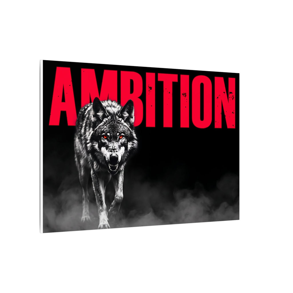 Ambition - Wolf Wall Art | Canvas (Landscape)