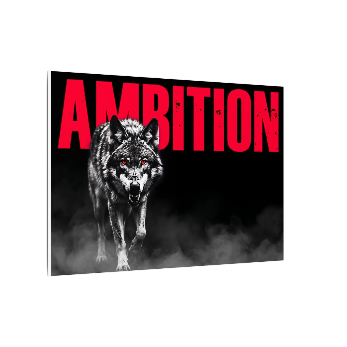 Ambition - Wolf Wall Art | Canvas (Landscape)