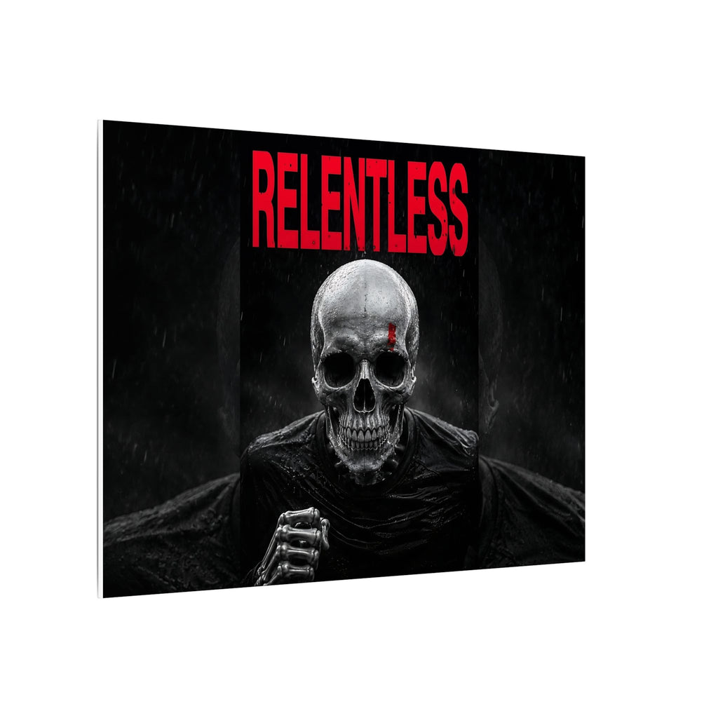 Relentless - Skull Wall Art | Canvas (Landscape)