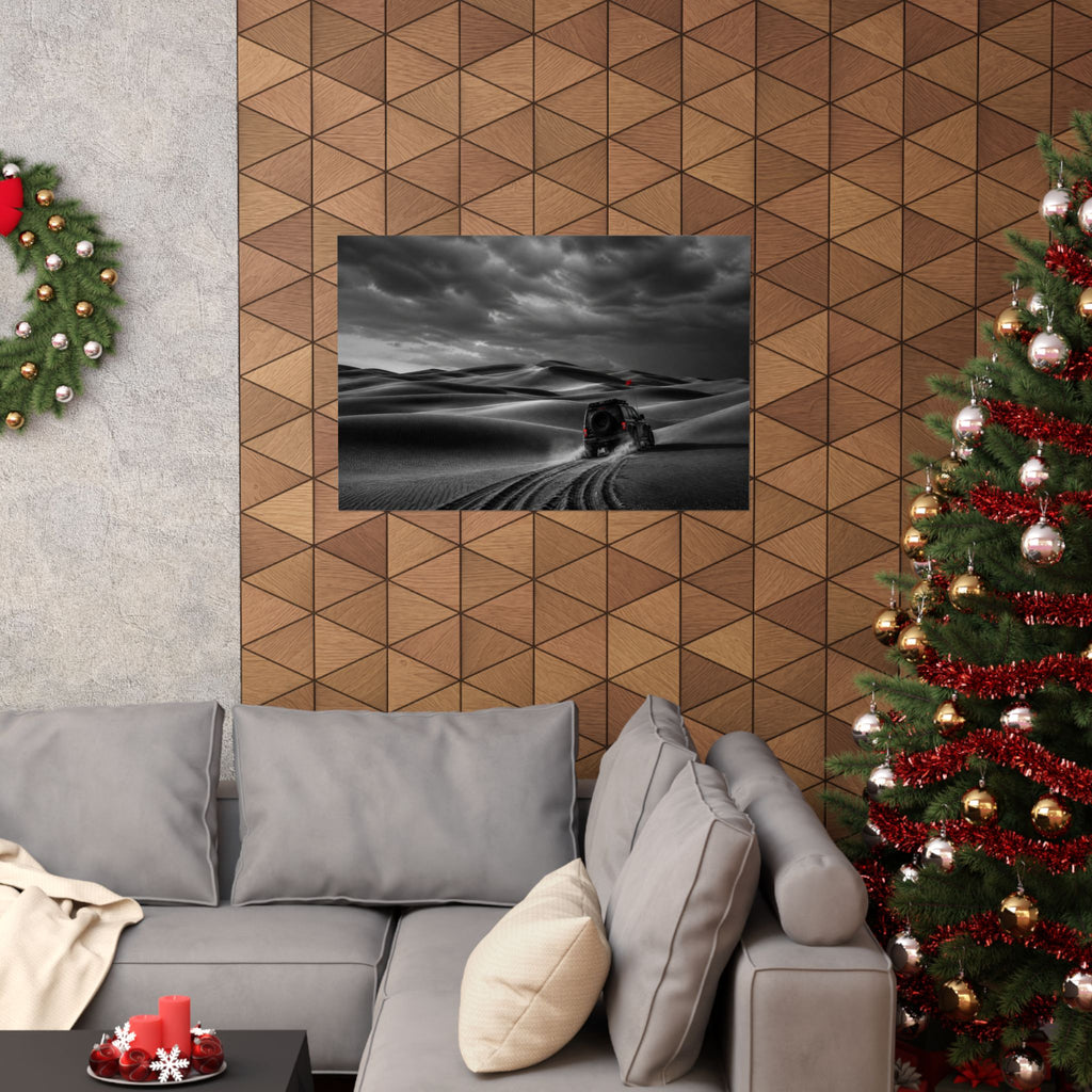 Go Beyond the Road - Minimalist Bedroom Wall Art | Matte Poster (Landscape)