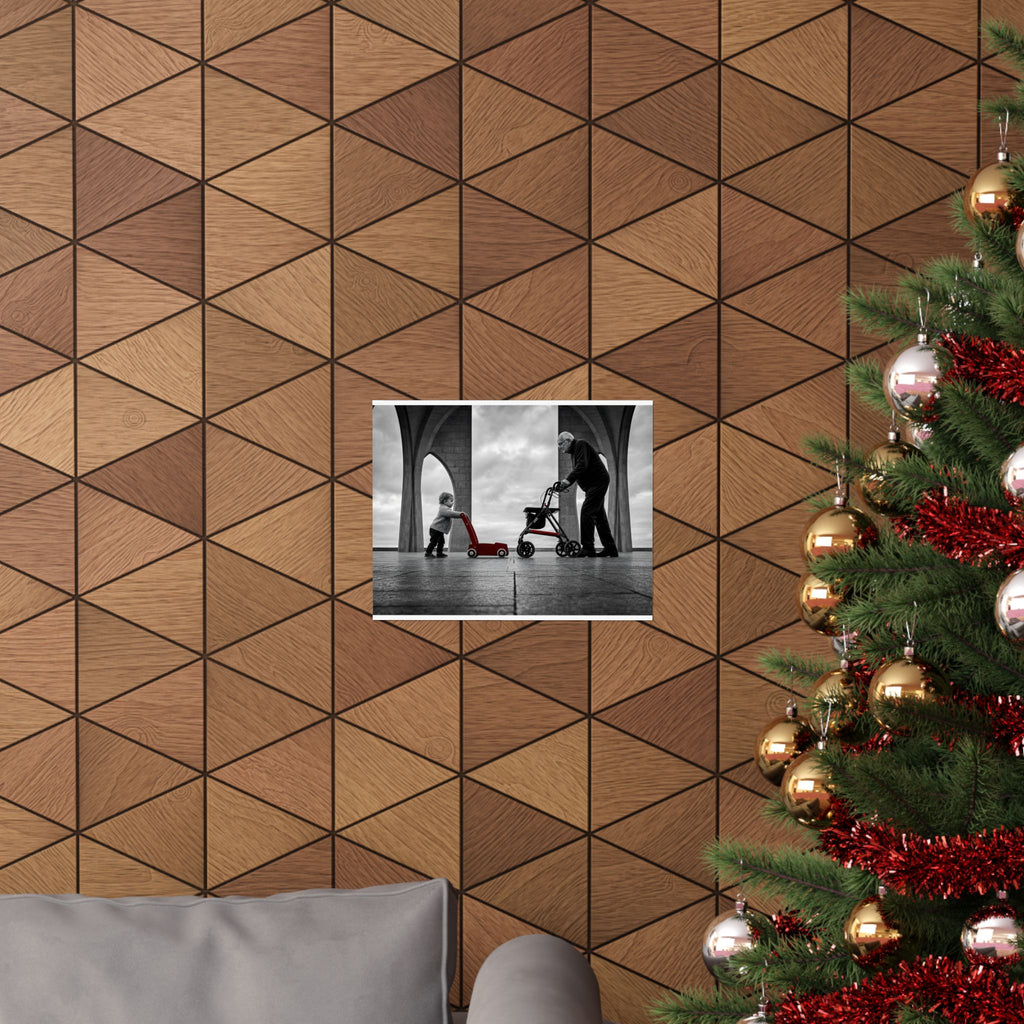 Between the Arches - Bedroom Wall Art | Matte Poster (Landscape)