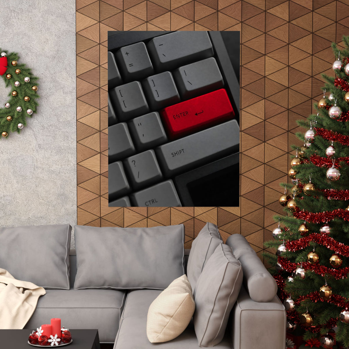 Press Enter - Office Artwork | Matte Poster