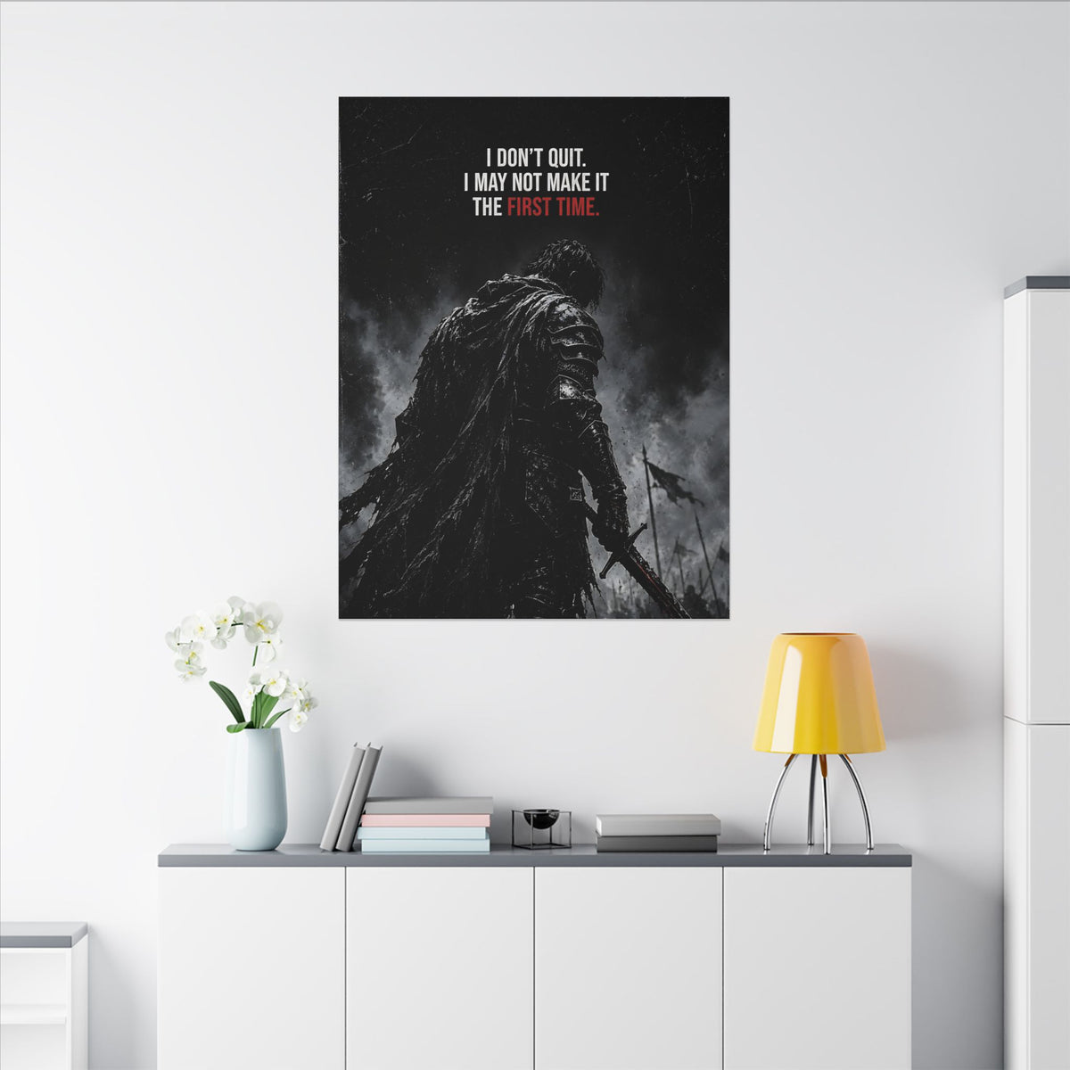 I Don't Quit - Motivational Wall Art | Canvas