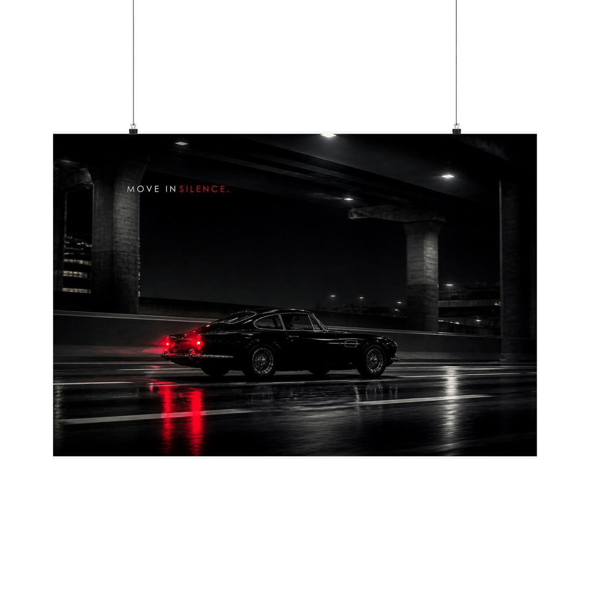 Move in Silence - Car Wall Art | Matte Poster (Landscape)