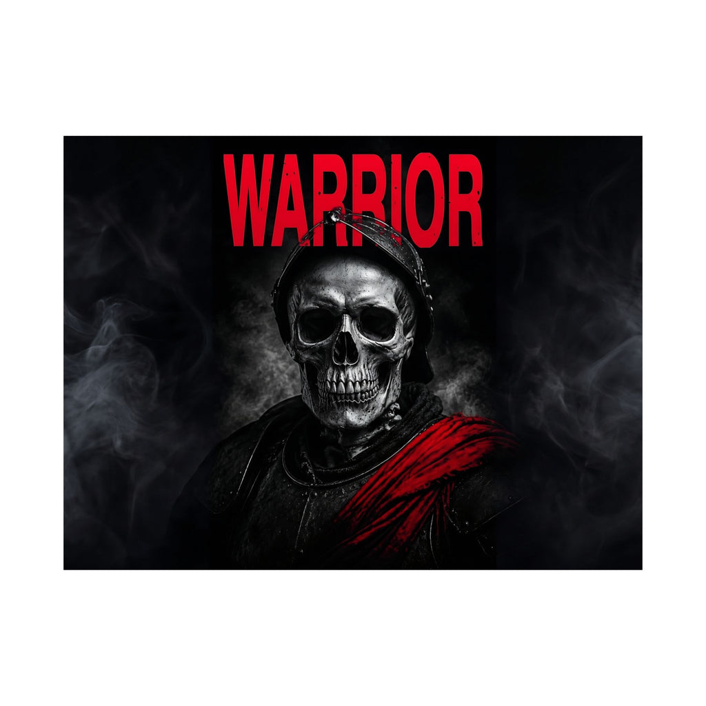 Warrior - Skull Painting | Matte Poster (Landscape)