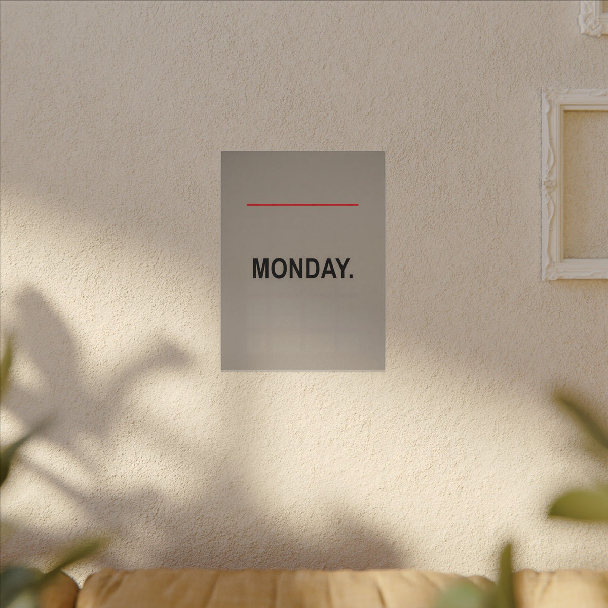 Monday - Office Wall Art | Canvas