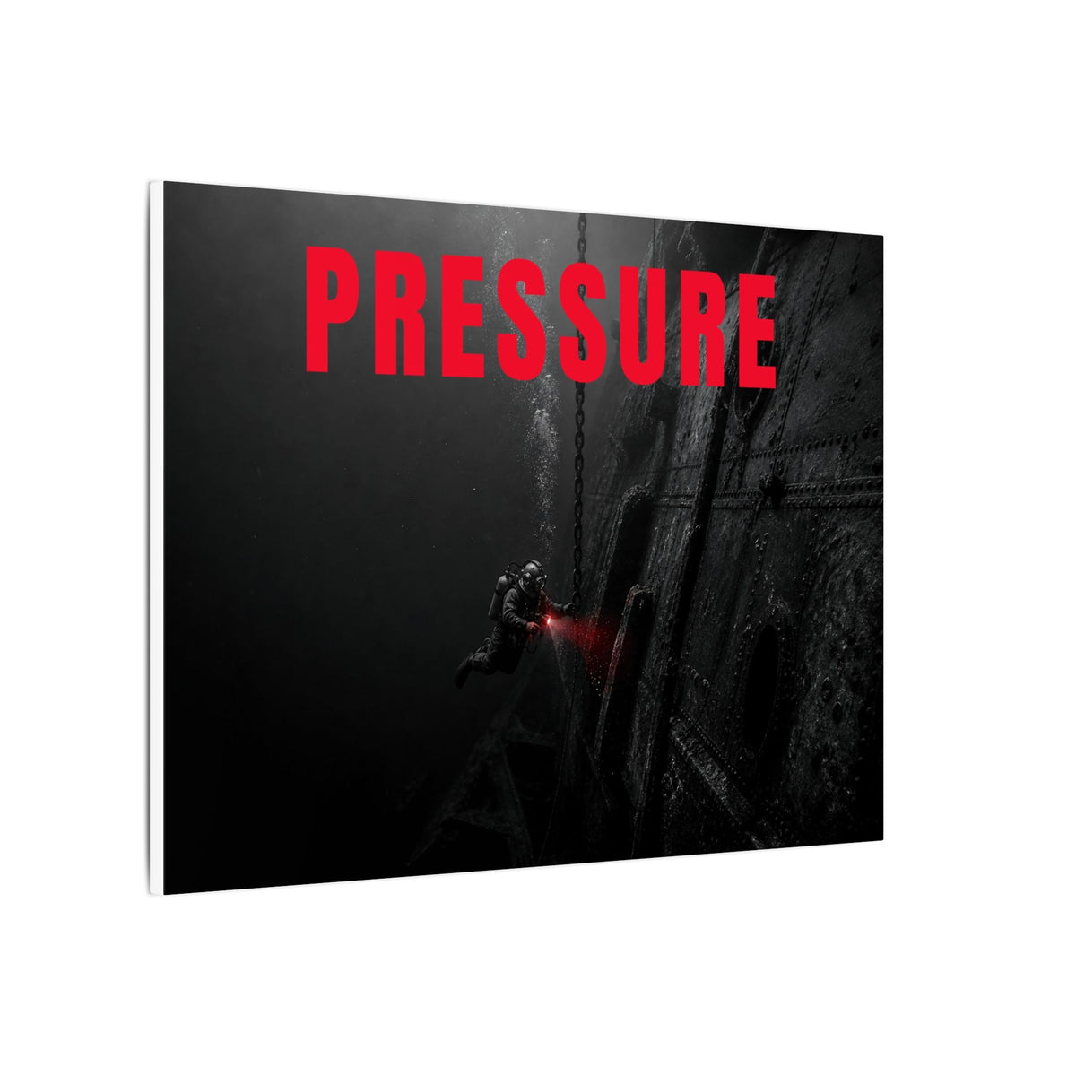 Control the Pressure - Gym Wall Art | Canvas (Landscape)