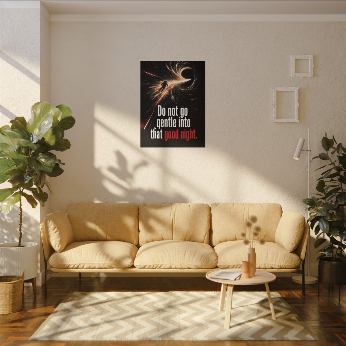 Do Not Go Gentle - Space Wall Art | Canvas