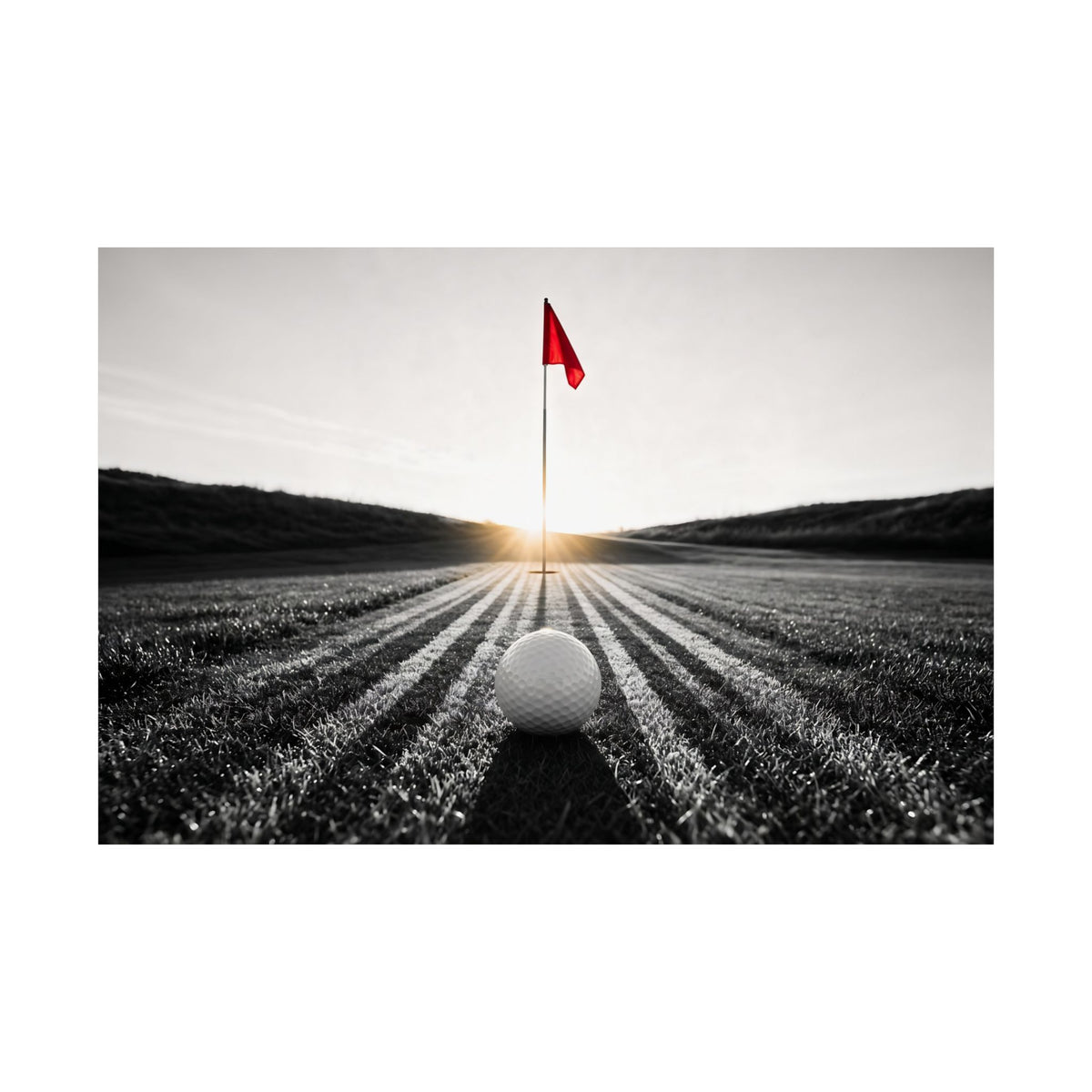 Dead Aim - Golf Wall Decor | Matte Poster (Landscape)