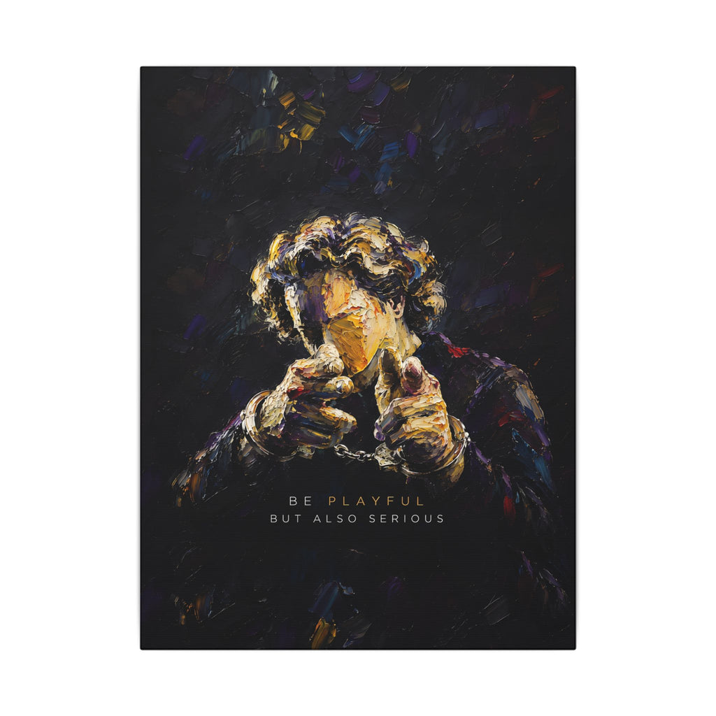 Be Playful But Also Serious - Office Wall Art | Canvas